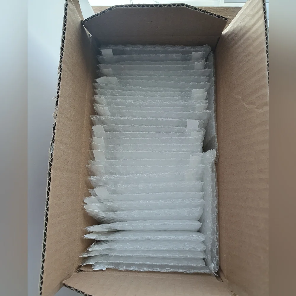 Clear bubble bags 80 pieces 2.5